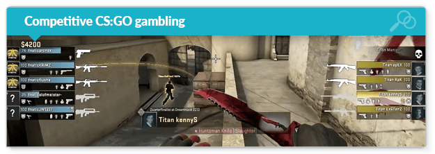 Competitive CS:GO gambling
