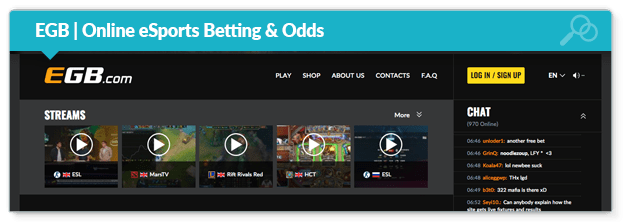 online esports betting and odds