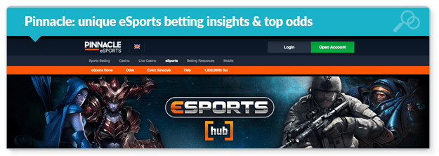 Pinnacle: unique eSports betting insights & top odds