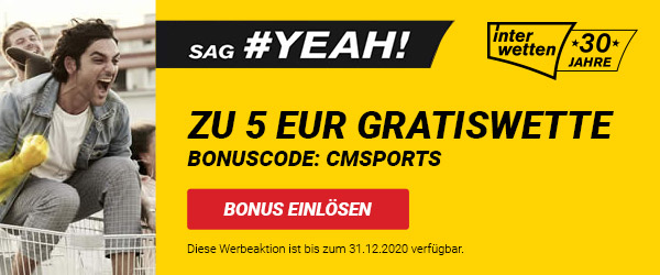 Interwetten Gratiswette
