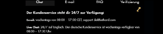 Bethard Kundensupport