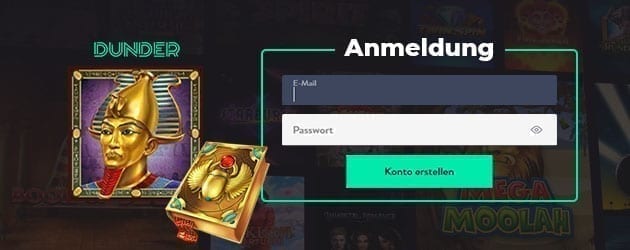 Dunder Casino Free Spins
